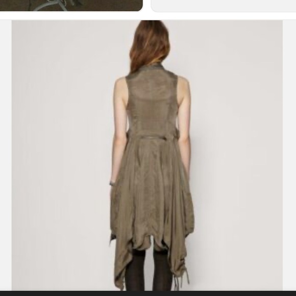 ALL SAINTS PARACHUTE ZEEDA DRESS TAUPE GREEN 10 RARE - Picture 12 of 13